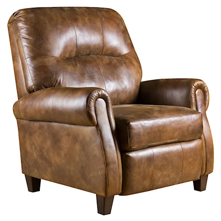 Allure Recliner in Traditional Furniture Style with Legs